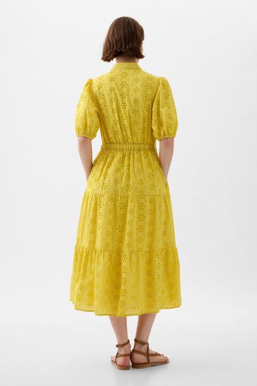 Gap midi shop eyelet dress