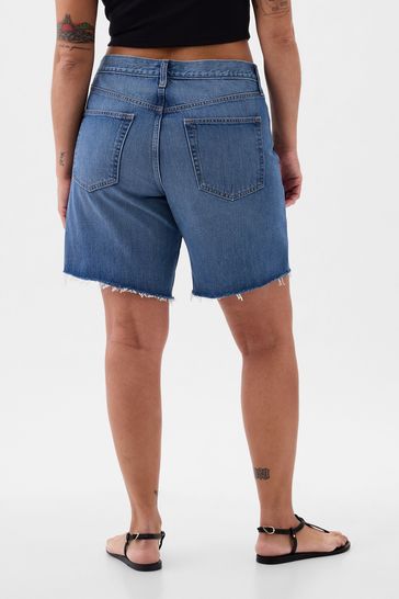 Medium top wash shorts