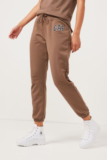 Brown Arch Logo Joggers