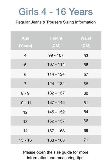 Gap womens jean size chart hotsell
