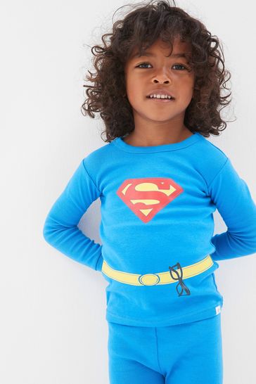 Gap Blue DC Superman Organic Cotton Pyjamas