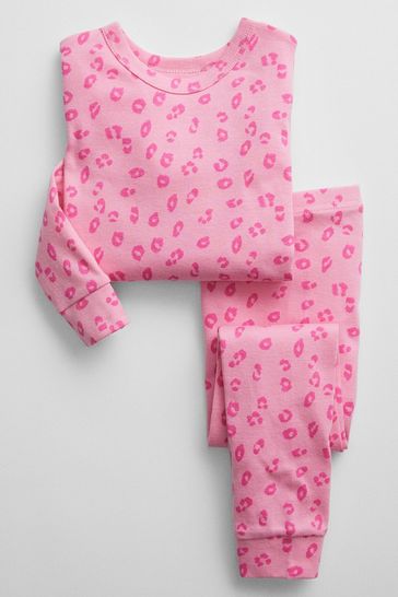 pink pj set gap