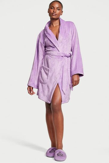 Victoria's Secret Unicorn Purple Cosy Short Dressing Gown