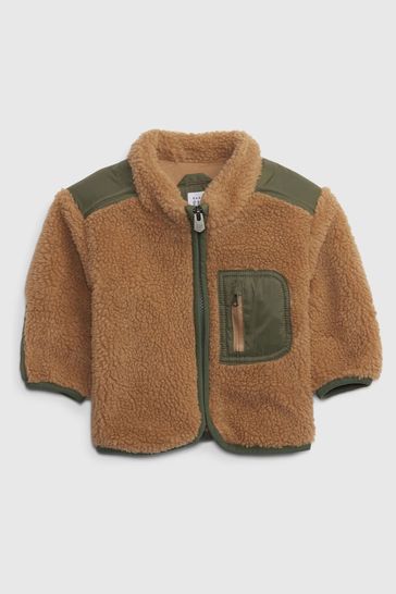 Brown Sherpa Jacket