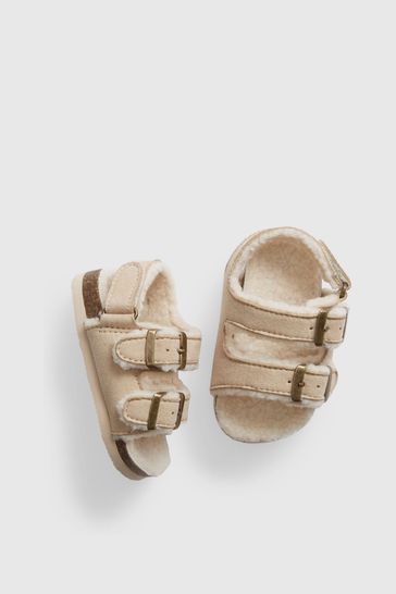 Sherpa lined shop sandals