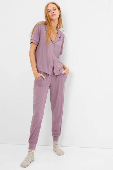 Purple Cosy Pyjama Bottoms