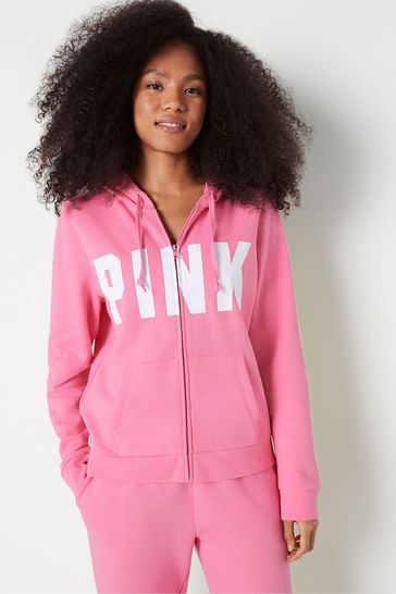 Pink victoria's secret hoodies cheap on sale