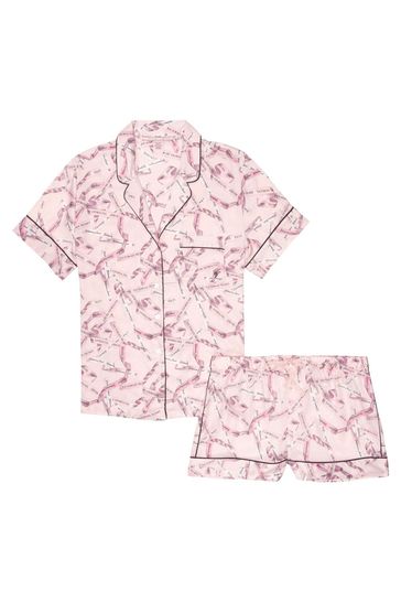 Buy Victoria's Secret Satin Short Pyjamas from the Victoria's Secret UK ...