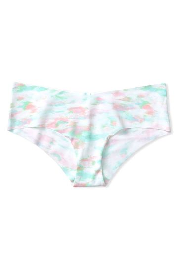 Victoria's Secret Tie Dye Jewel Cocktail Green Smooth No Show Cheeky Panty