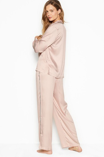 Buy Victoria's Secret Satin Long Pyjamas from the Victoria's Secret UK  online shop