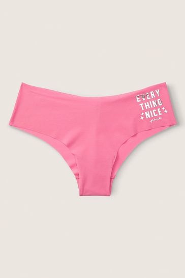 Victoria's Secret PINK Dahlia Pink No Show Cheeky Knickers