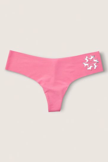 Victoria's Secret PINK Dahlia Pink No Show Thong Knicker