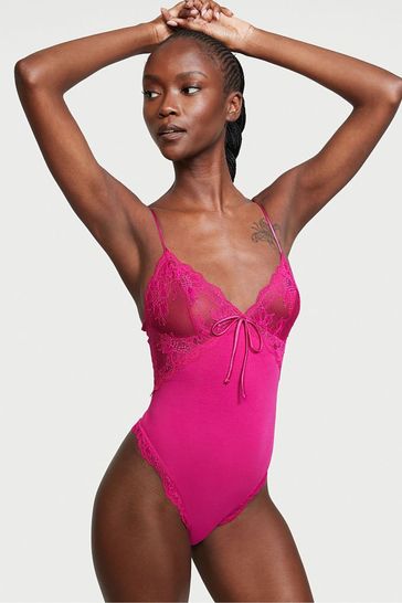 Lace plunge bodysuit 2025