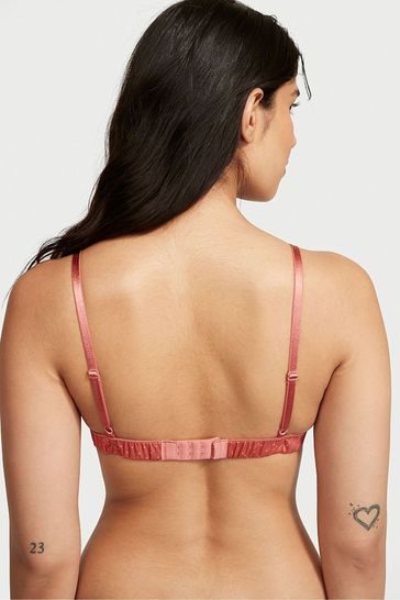 Buy Victoria's Secret Satin Lace Triangle Bralette from the Victoria's  Secret UK online shop