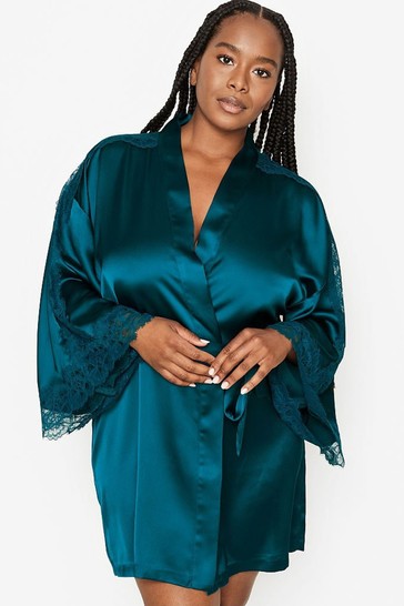 Victoria s Secret Lace Inset Dressing Gown