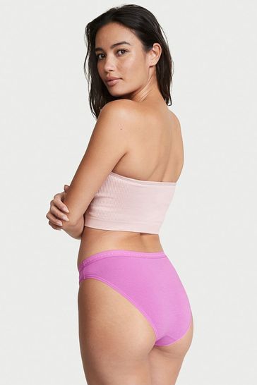 Victoria's Secret Rosita Pink Purple Cotton Bikini Panty