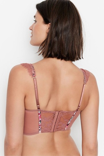 Buy Victoria's Secret Lace Unlined Non Wired Corset Bra Top from the  Victoria's Secret UK online shop