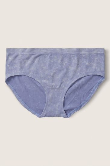 Victoria's Secret PINK Dusty Blue Seamless Hipster Knickers