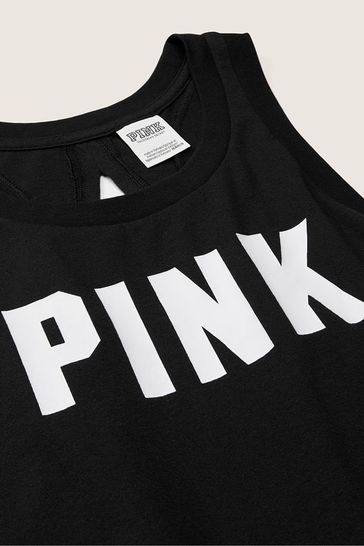Victoria's Secret PINK Pure Black Tank Top