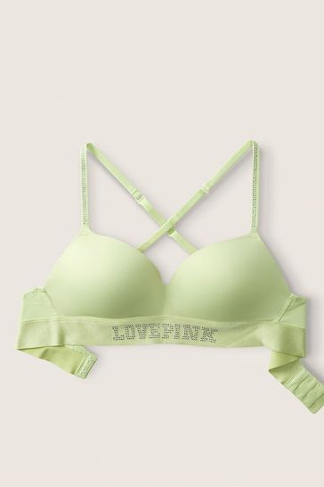 Lime green push up bra new arrivals