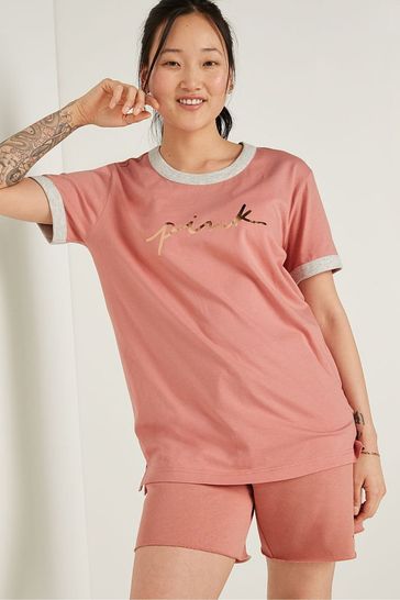 Victoria's Secret PINK Campus Ringer T-Shirt