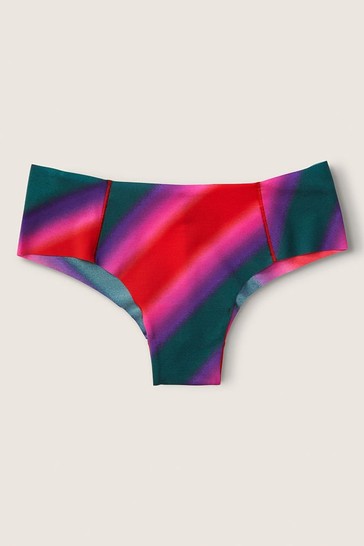 Victoria's Secret PINK Pin Up Red Multicolor Gradient No Show Cheeky Knicker