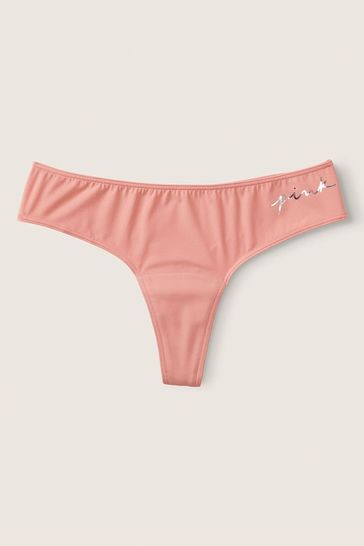 Victoria's Secret PINK French Rose Pink Period Thong Knicker