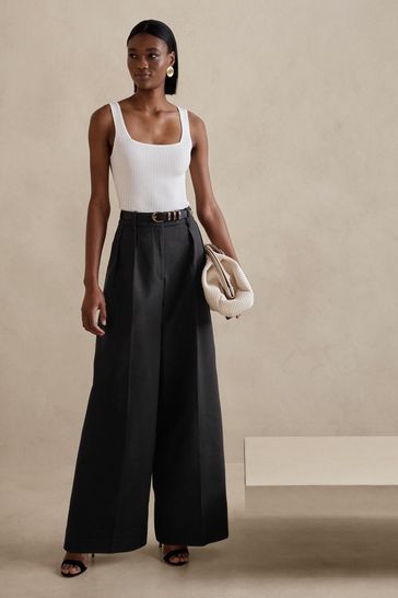 Buy Banana Republic Cruise Wide Leg Trousers from the Gap online shop