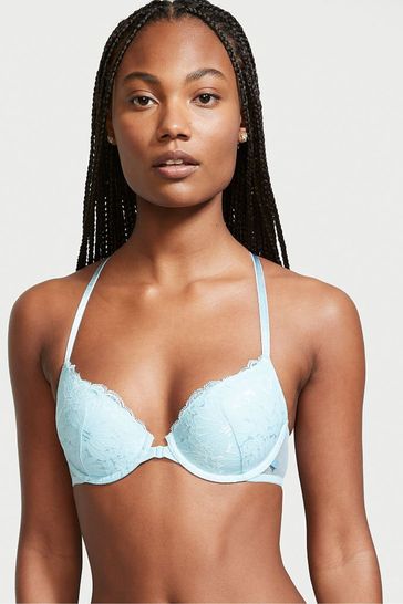 Buy Victoria's Secret Lace Front Fastening Lightly Lined T-Shirt Bra from  the Victoria's Secret UK online shop