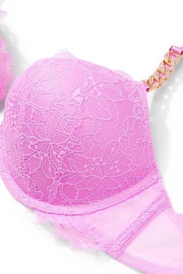 uncommon sense, Intimates & Sleepwear, Nudeandlight Pink Lace Uncommon  Sense Wireless Push Up Bra Size 32b New Wtag