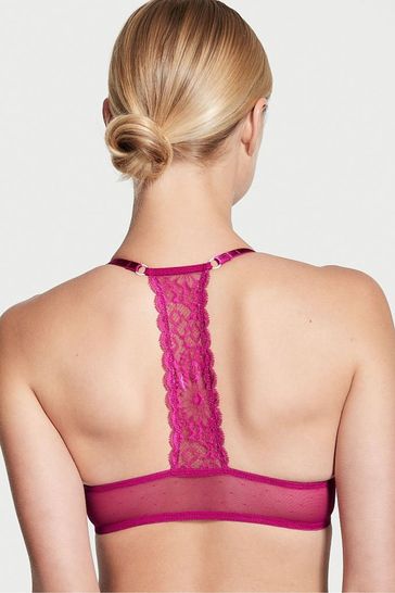 Buy Victoria's Secret Lace Front Fastening Push Up T-Shirt Bra