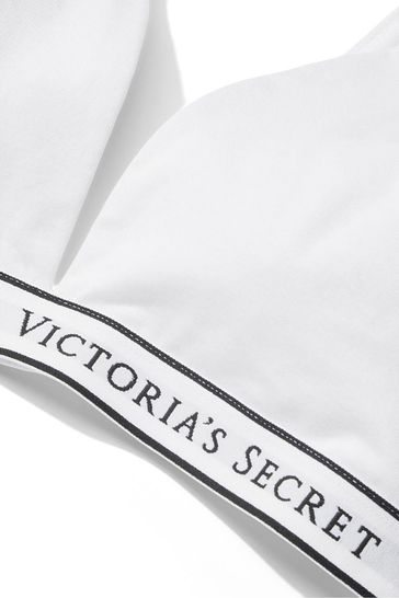 Buy Victoria's Secret Cotton Logo Bralette from the Victoria's Secret UK  online shop