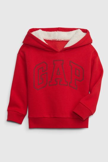 Gap fleece lined sale hoodie