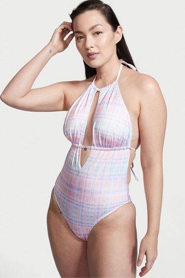 Buy Victoria s Secret Ice Queen Printed High Neck One Piece