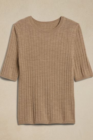 Banana republic short sleeve sweater top