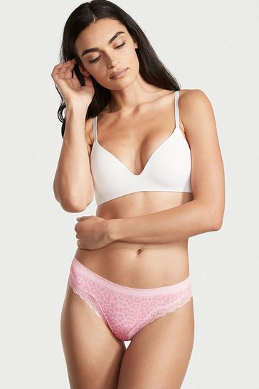 Victoria's Secret Pink Leopard High Waisted Seamless Bikini Knickers