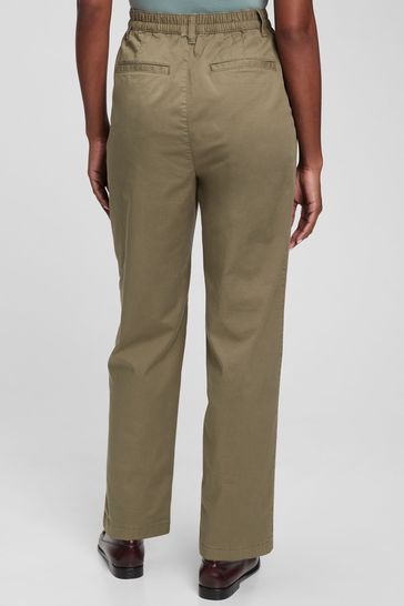 High rise clearance khakis
