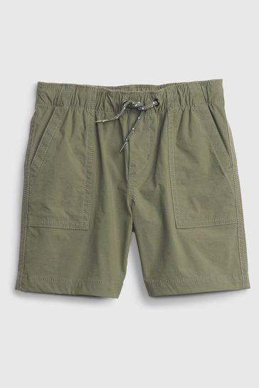 Green Hybrid Pull-On Shorts