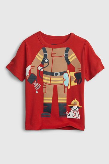 red light Toddler 100% Organic Cotton Mix and Match Graphic T-Shirt