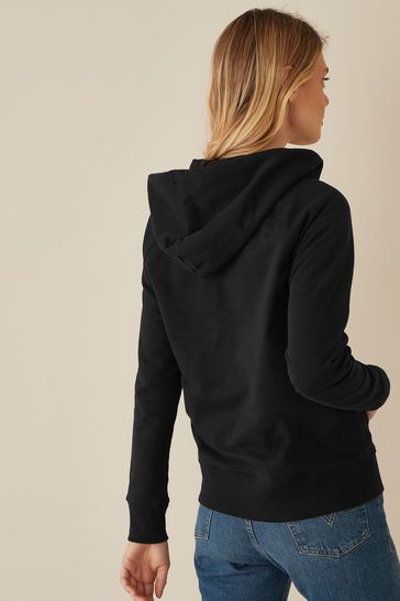Hollister black sales zip hoodie
