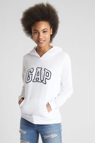 Gap Black Logo Pullover Hoodie