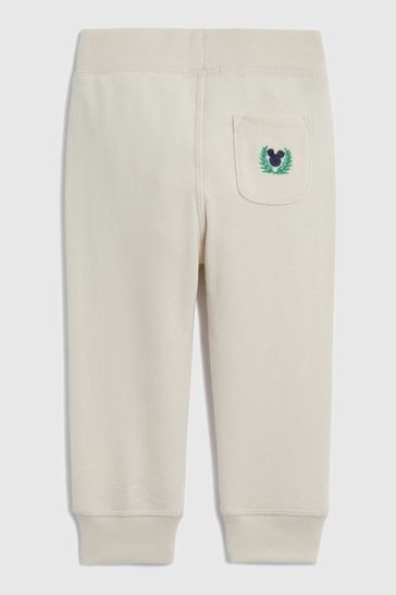 Gap Beige Disney Mickey Mouse Joggers