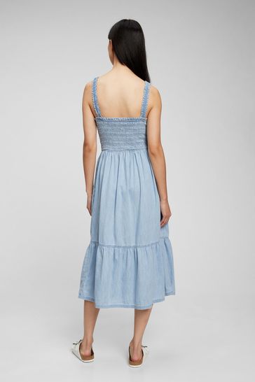 Cotton tank cheap dress midi