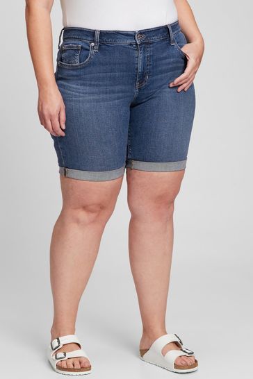 Mid rise shop bermuda shorts
