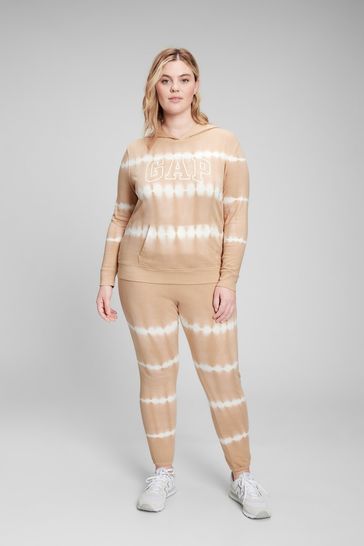 Nude Logo Dip-Dye Hoodie