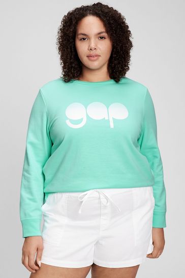 Gap Aqua Logo Crewneck Sweatshirt