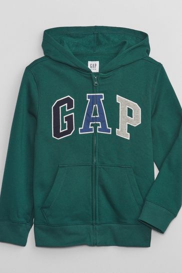 Buy Gap Logo Zip Up Long Sleeve Hoodie (4-13yrs) from the Gap online shop