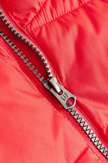Gap Red Cold Control Puffer Sleeveless Gilet