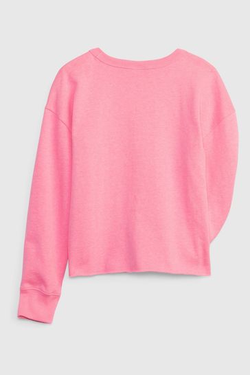 gap neon pink sweatshirt