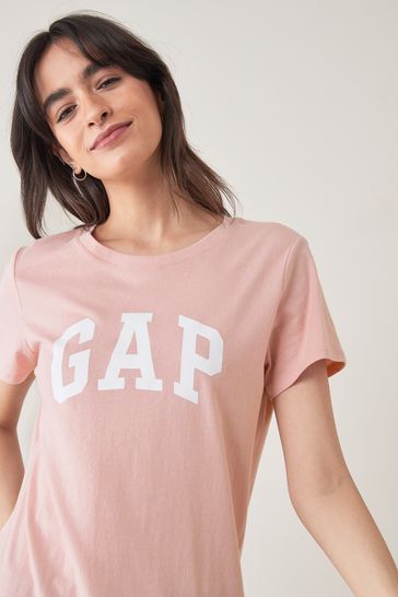 Gap pink sales t shirt